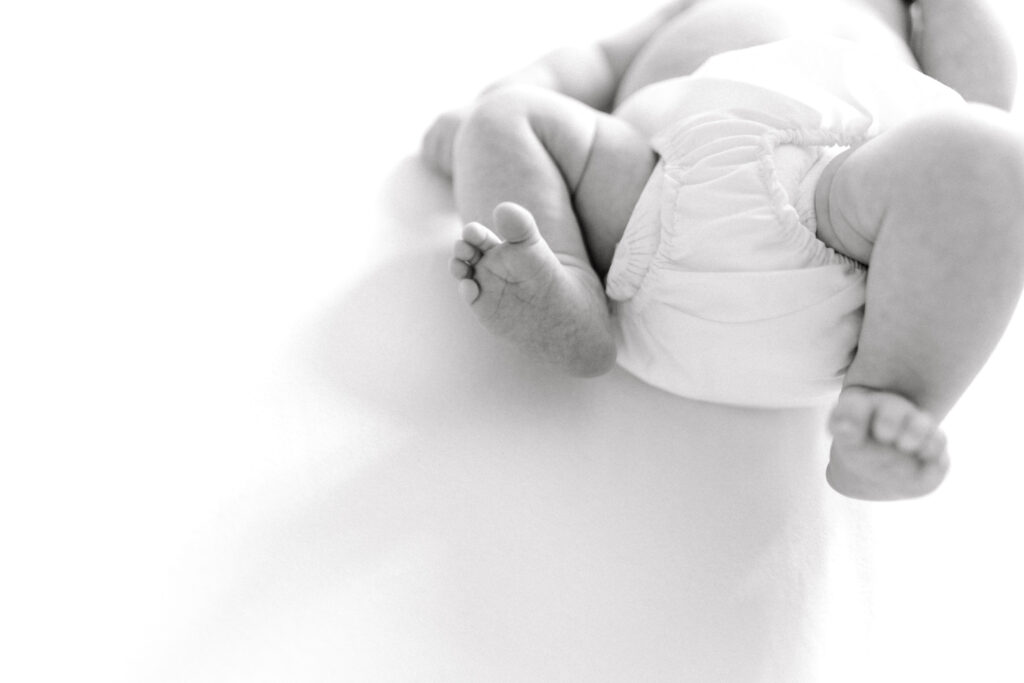 Newborn baby photo taken by Boston Newborn Photographer, Nicole Flores