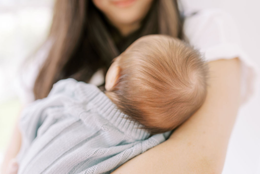 Newborn baby photo taken by Boston Newborn Photographer, Nicole Flores